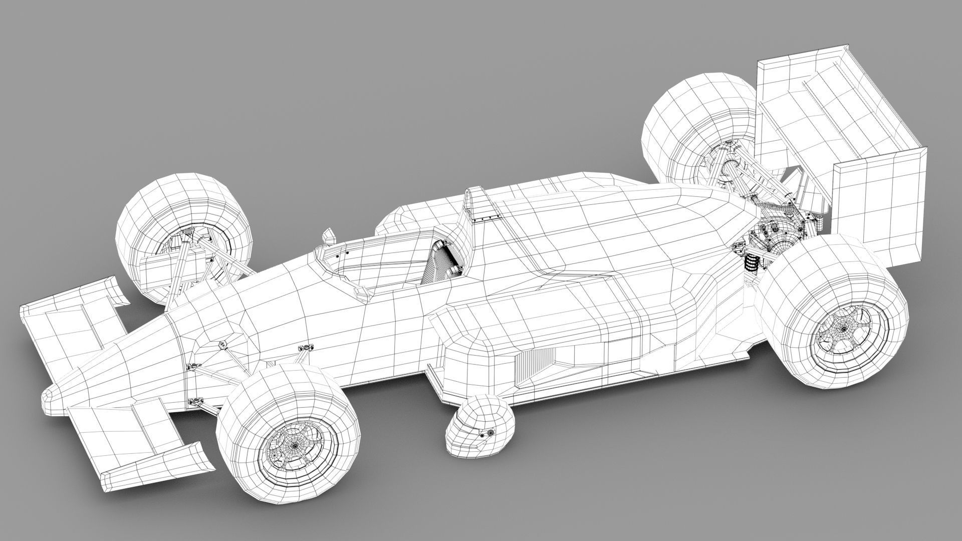Williams FW11 Formula-1 3D model_11