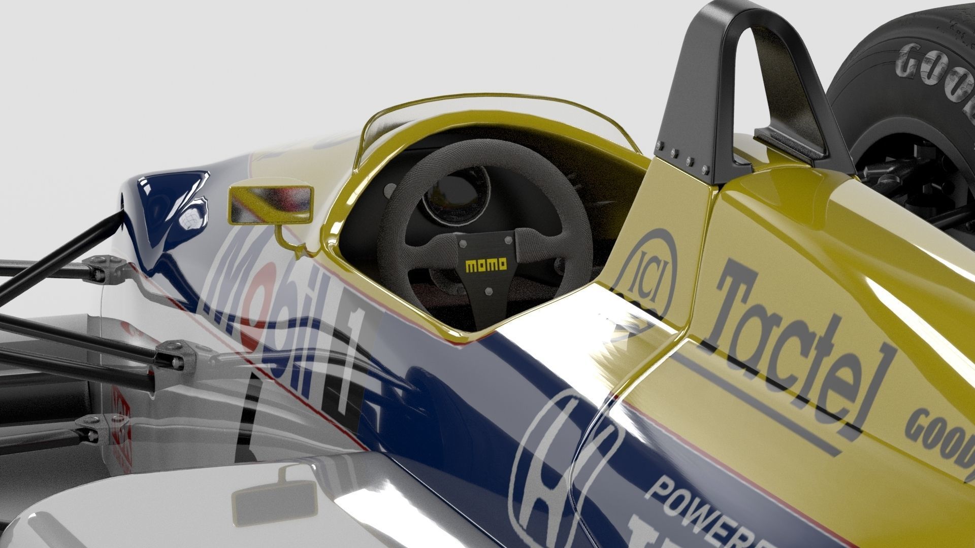Williams FW11 Formula-1 3D model_8