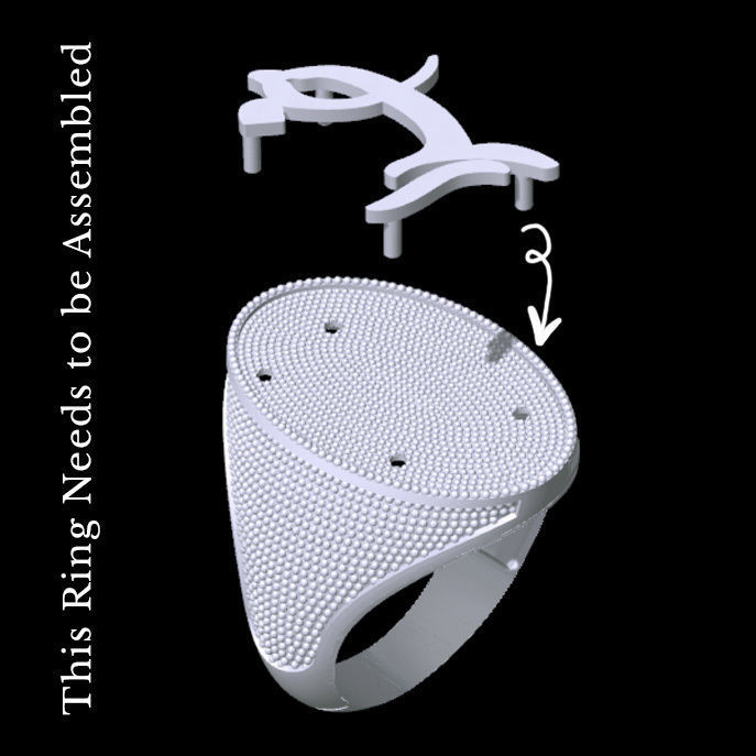 God Ring 3D print model_5