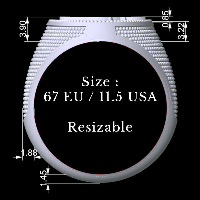 God Ring 3D print model_8