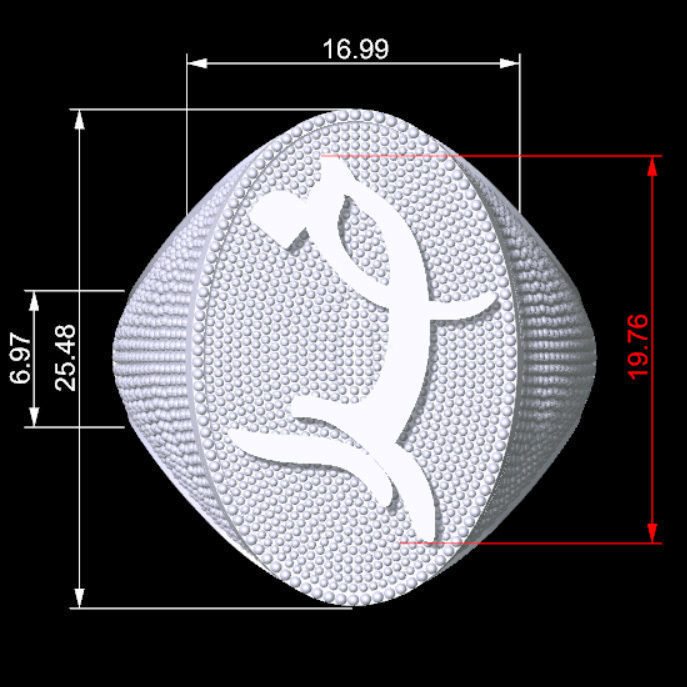 God Ring 3D print model_3