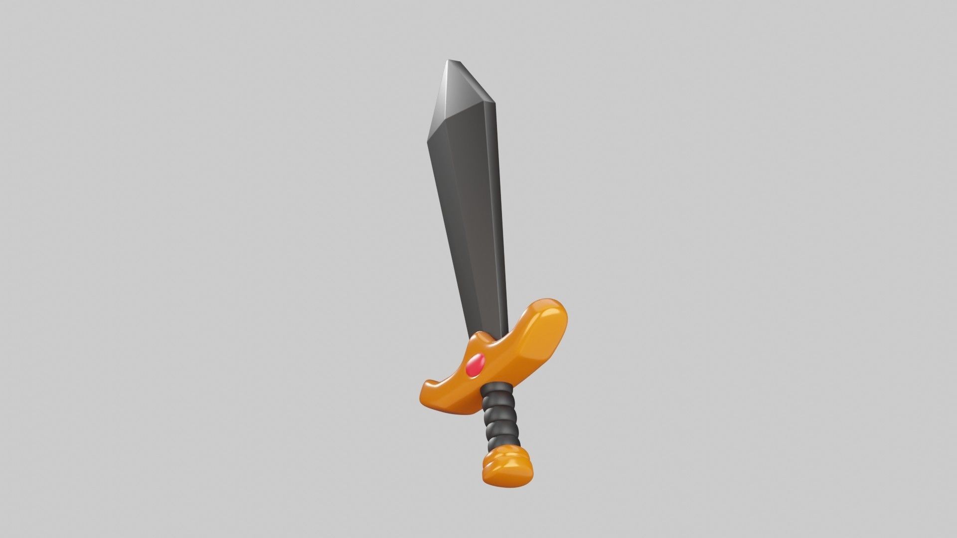 Sword 3D Illustration 3D model_5