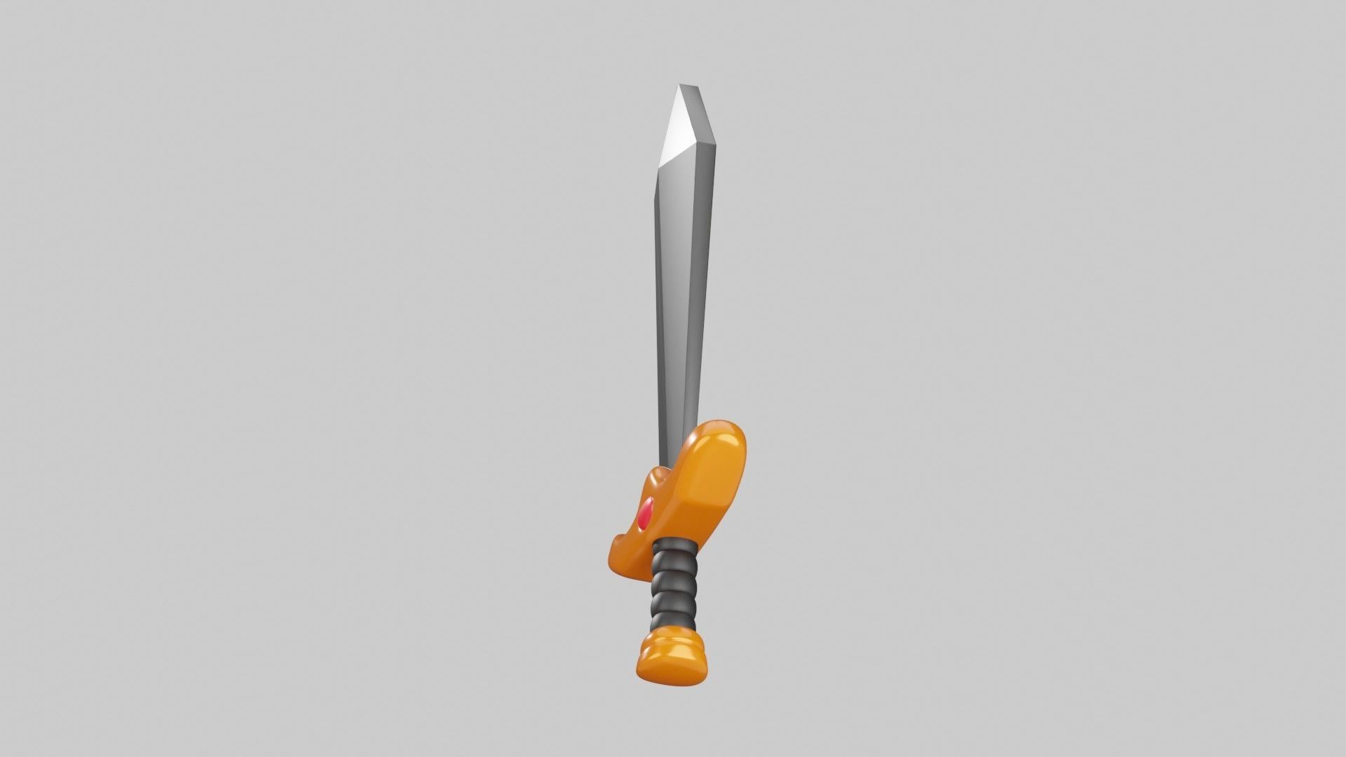 Sword 3D Illustration 3D model_6