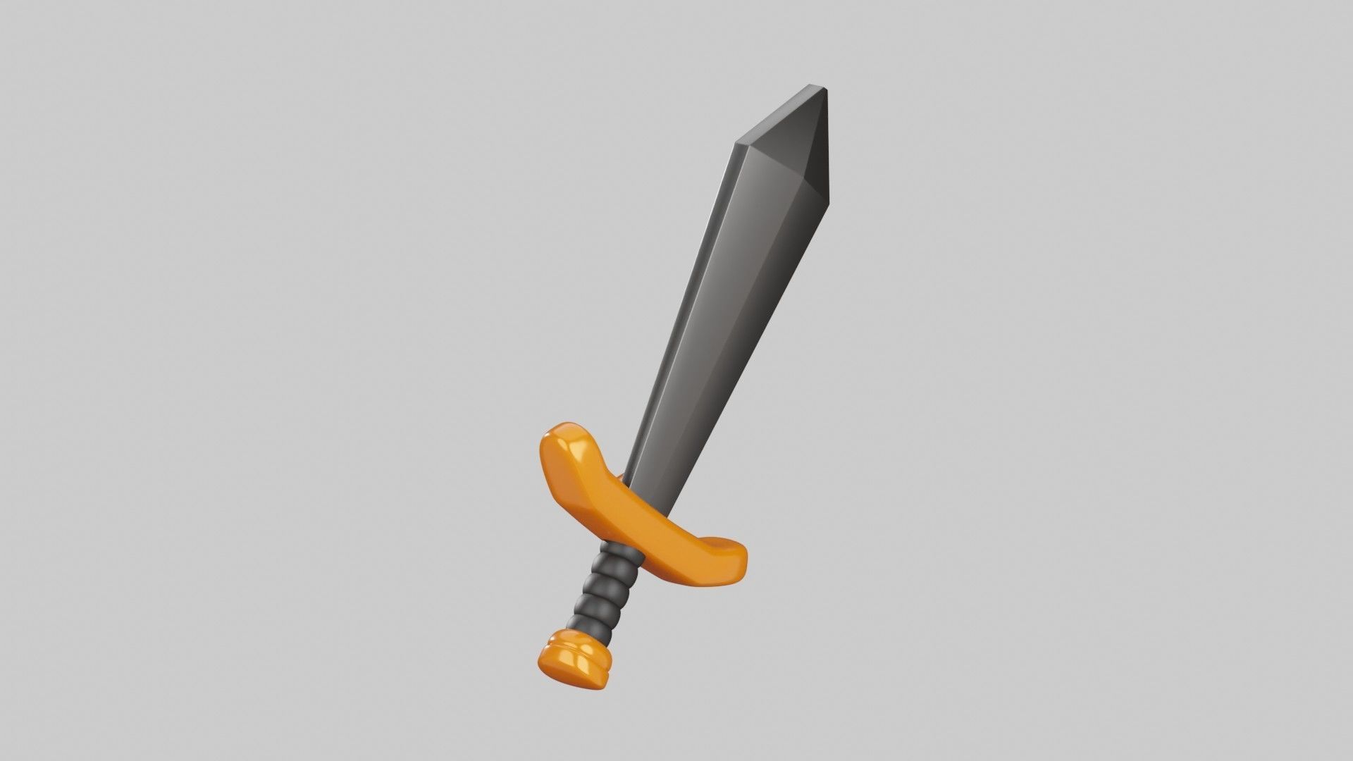 Sword 3D Illustration 3D model_9