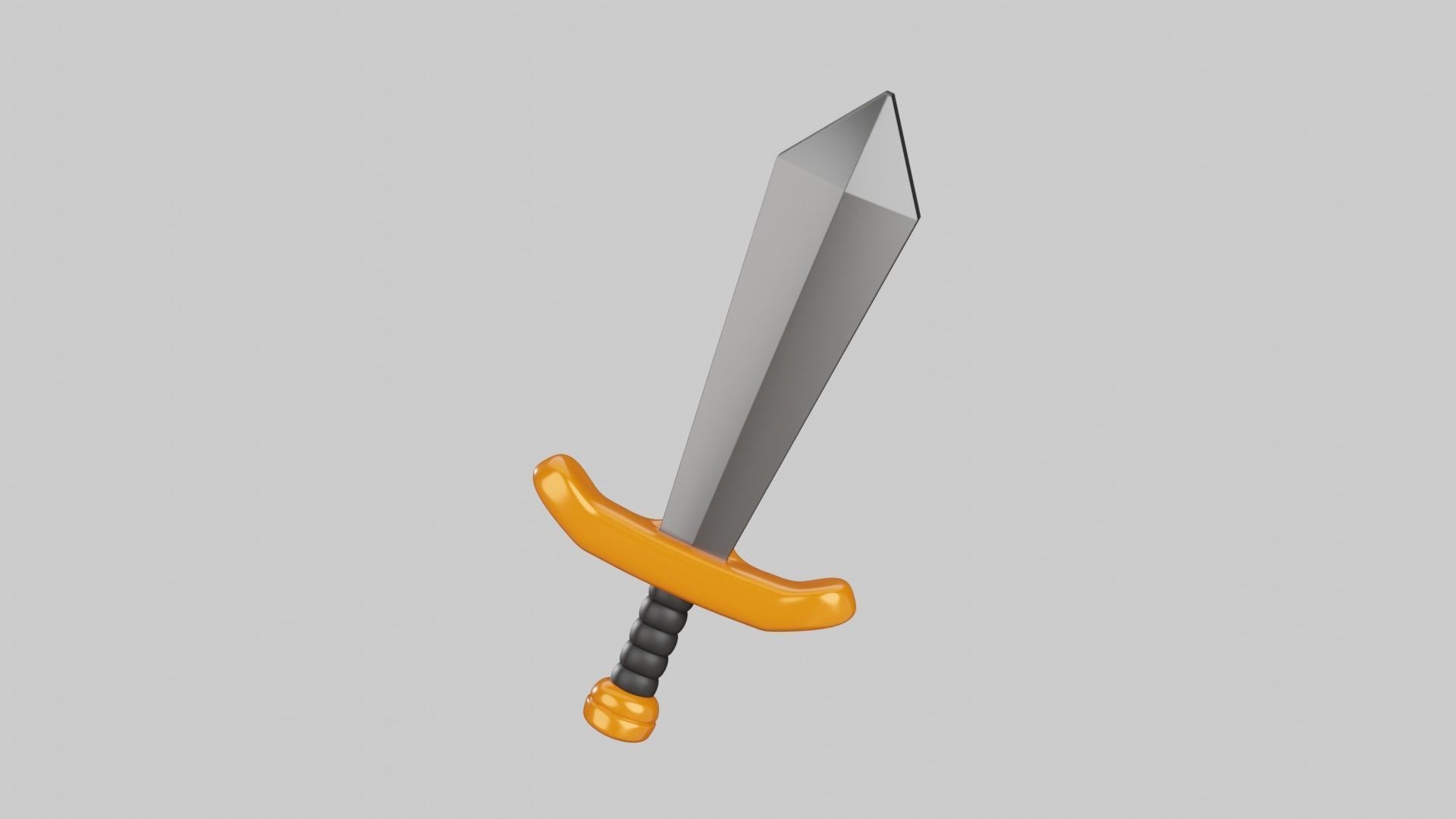 Sword 3D Illustration 3D model_12