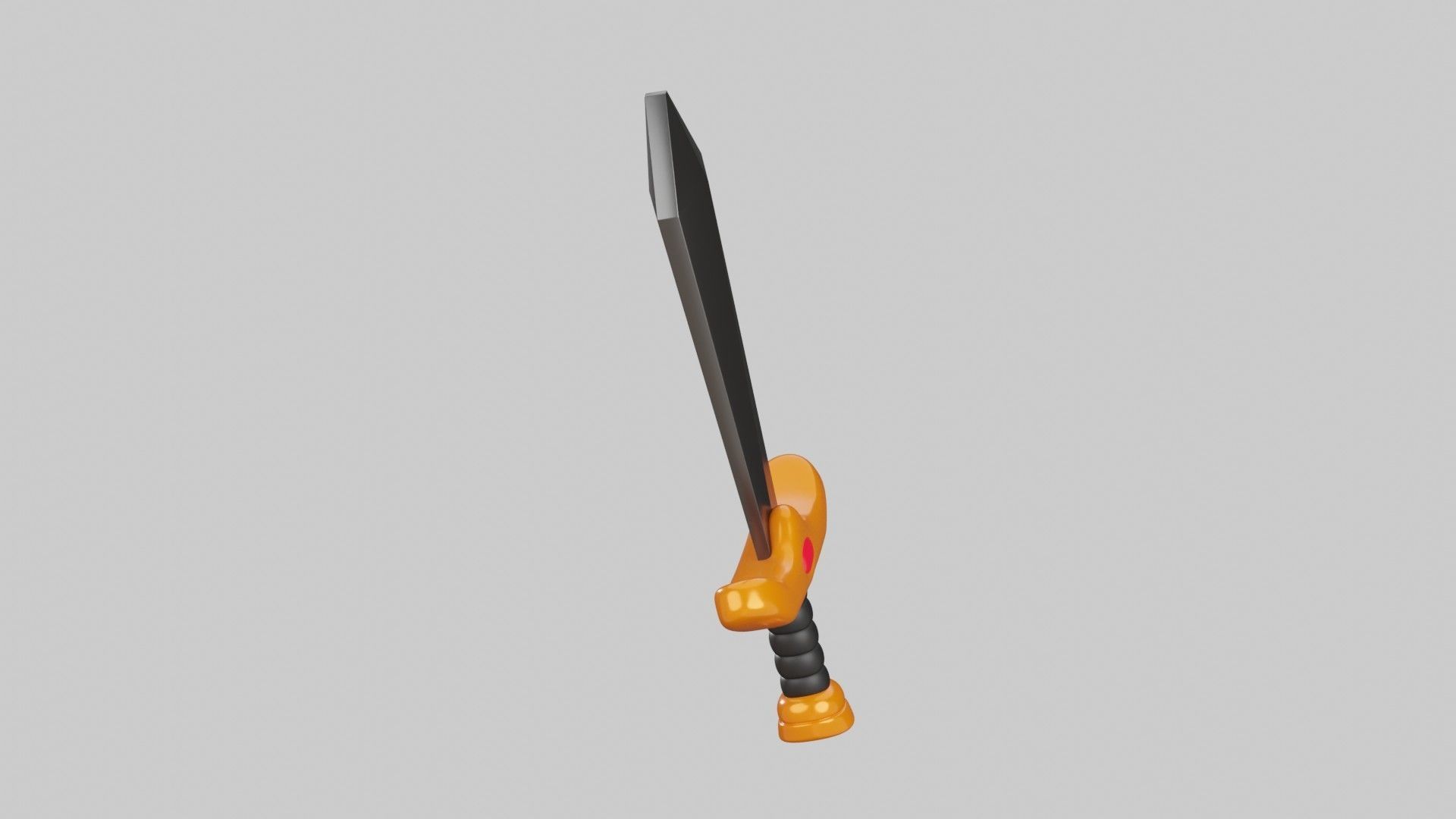 Sword 3D Illustration 3D model_17