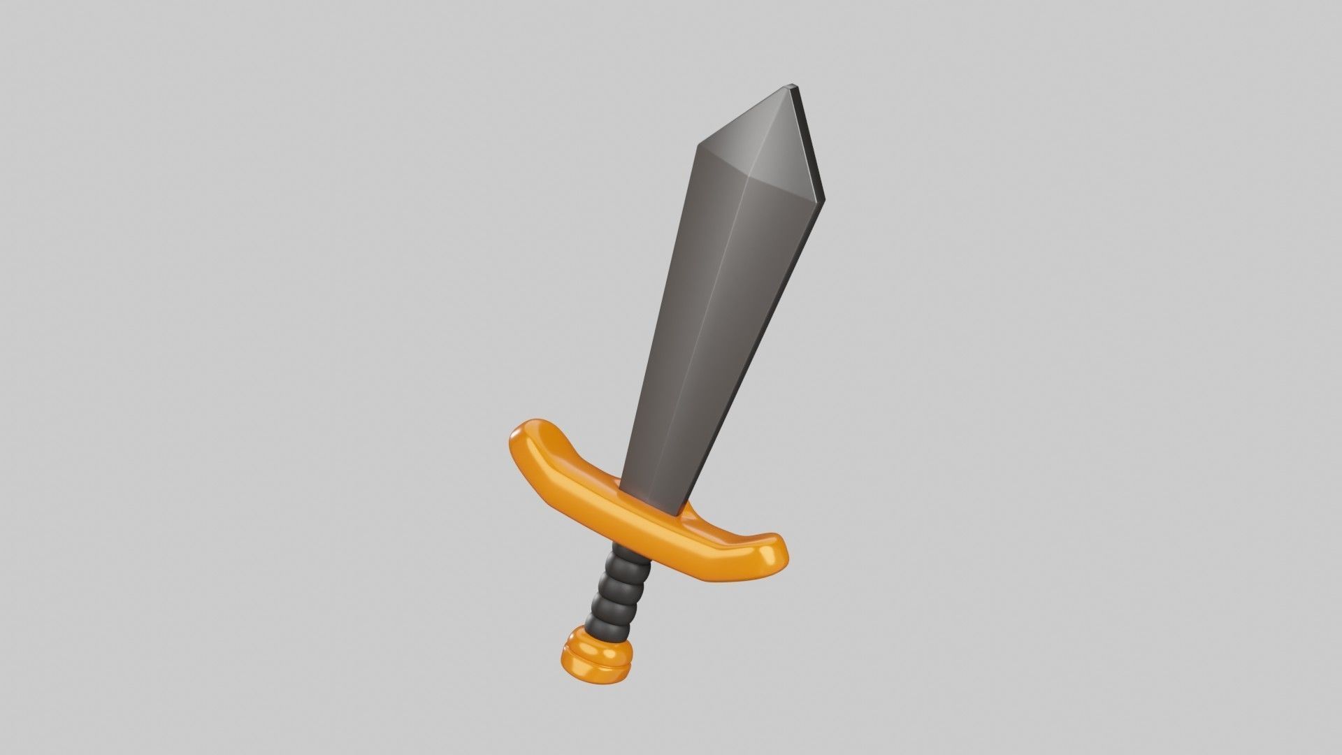 Sword 3D Illustration 3D model_13