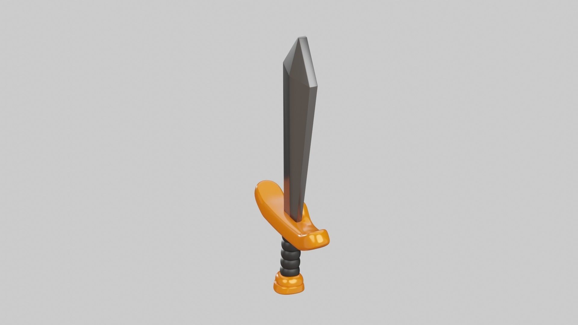 Sword 3D Illustration 3D model_15
