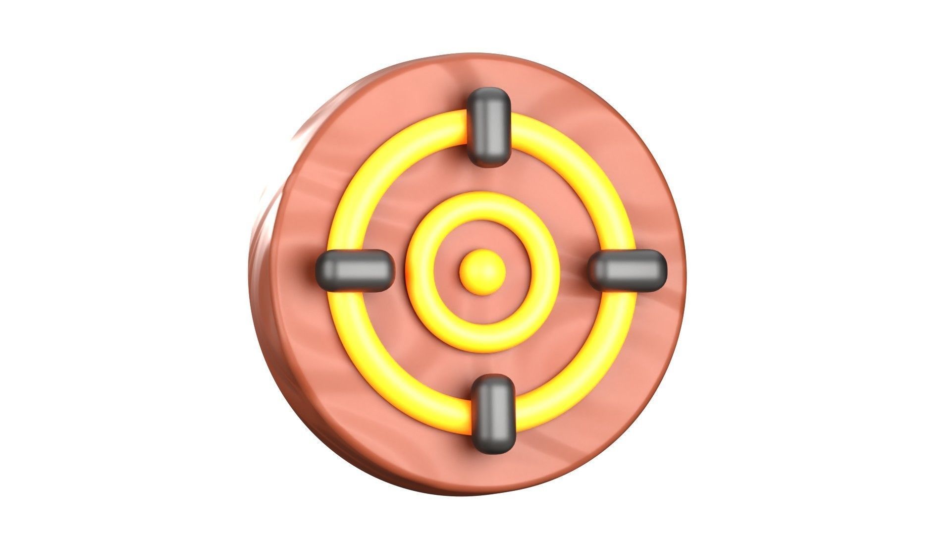 Target Arrow 3D Illustration 3D model_18