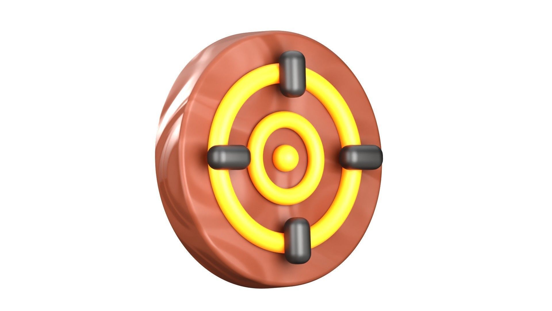 Target Arrow 3D Illustration 3D model_17