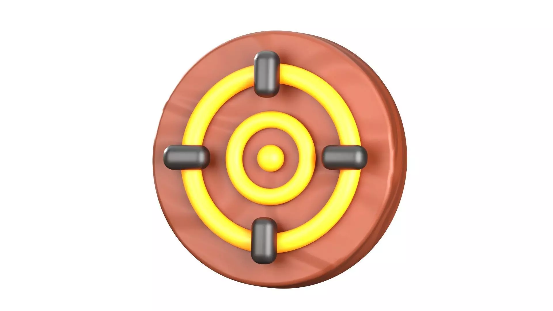 Target Arrow 3D Illustration 3D model_0