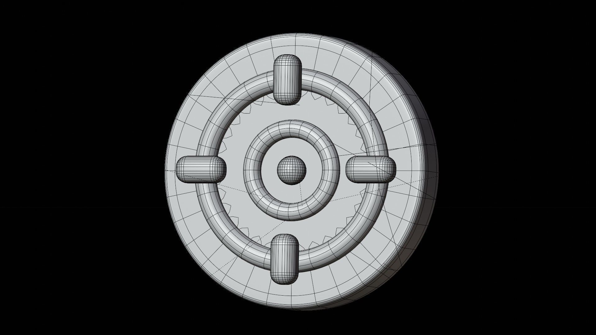 Target Arrow 3D Illustration 3D model_1