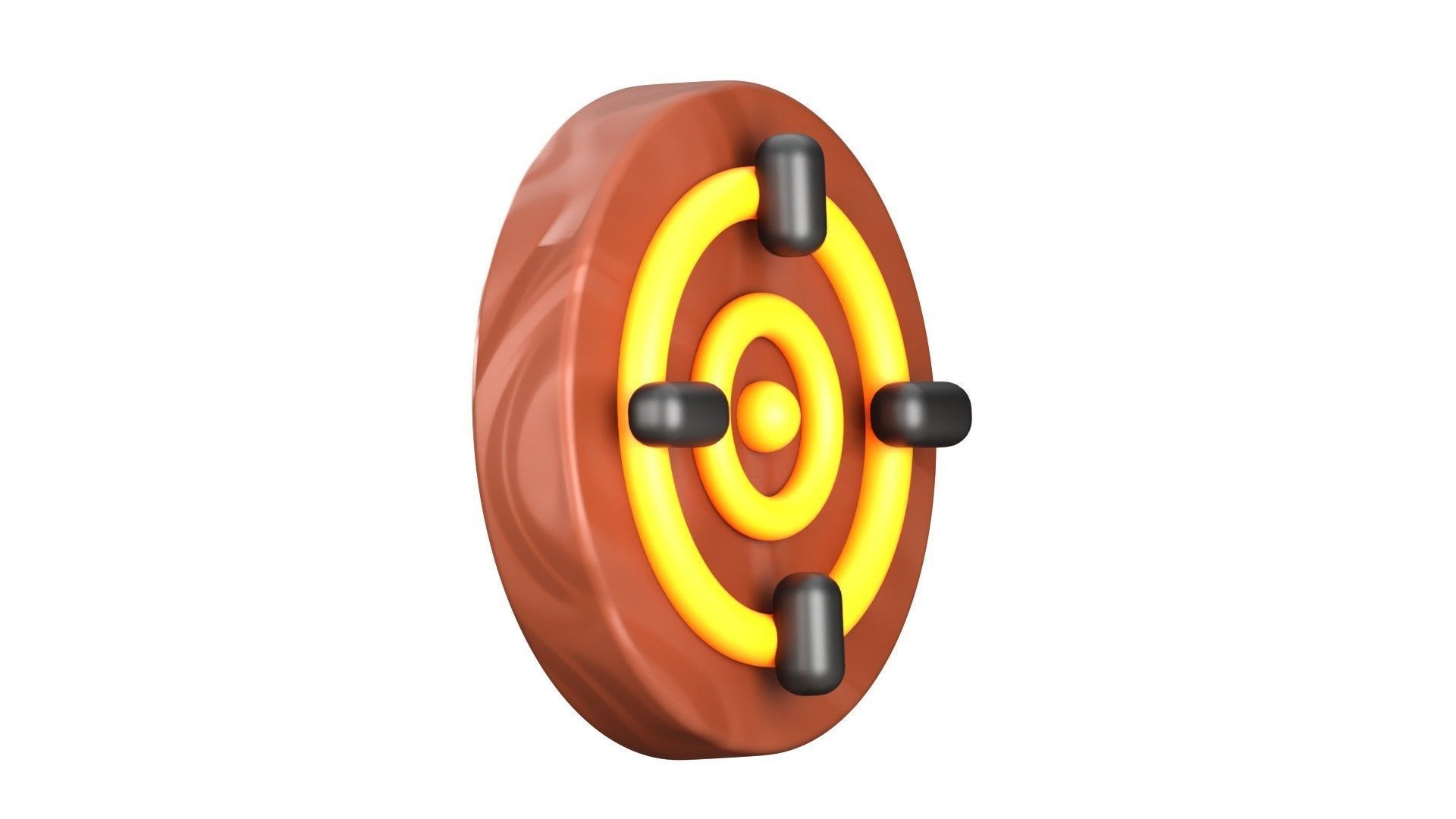 Target Arrow 3D Illustration 3D model_16