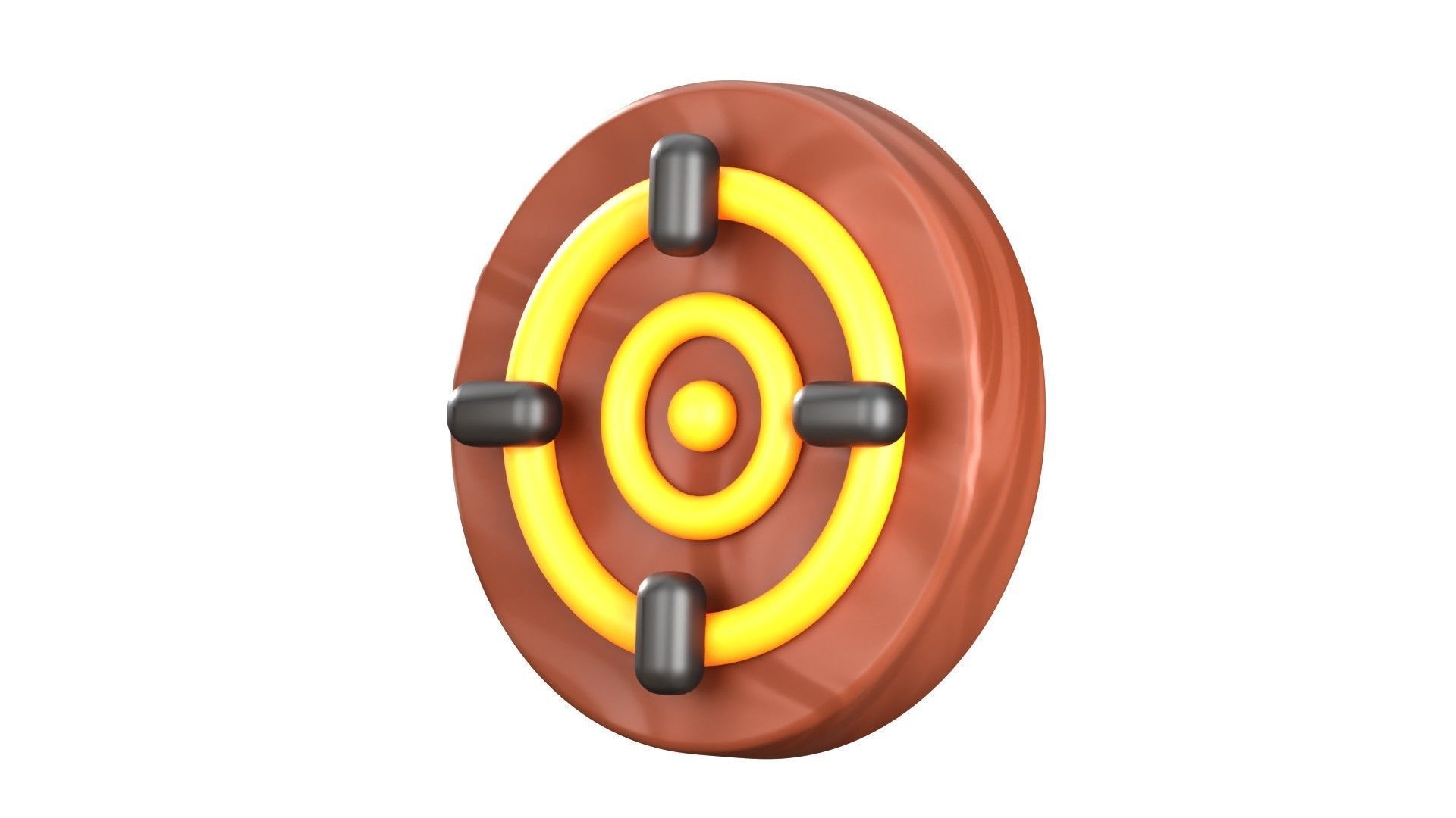 Target Arrow 3D Illustration 3D model_2