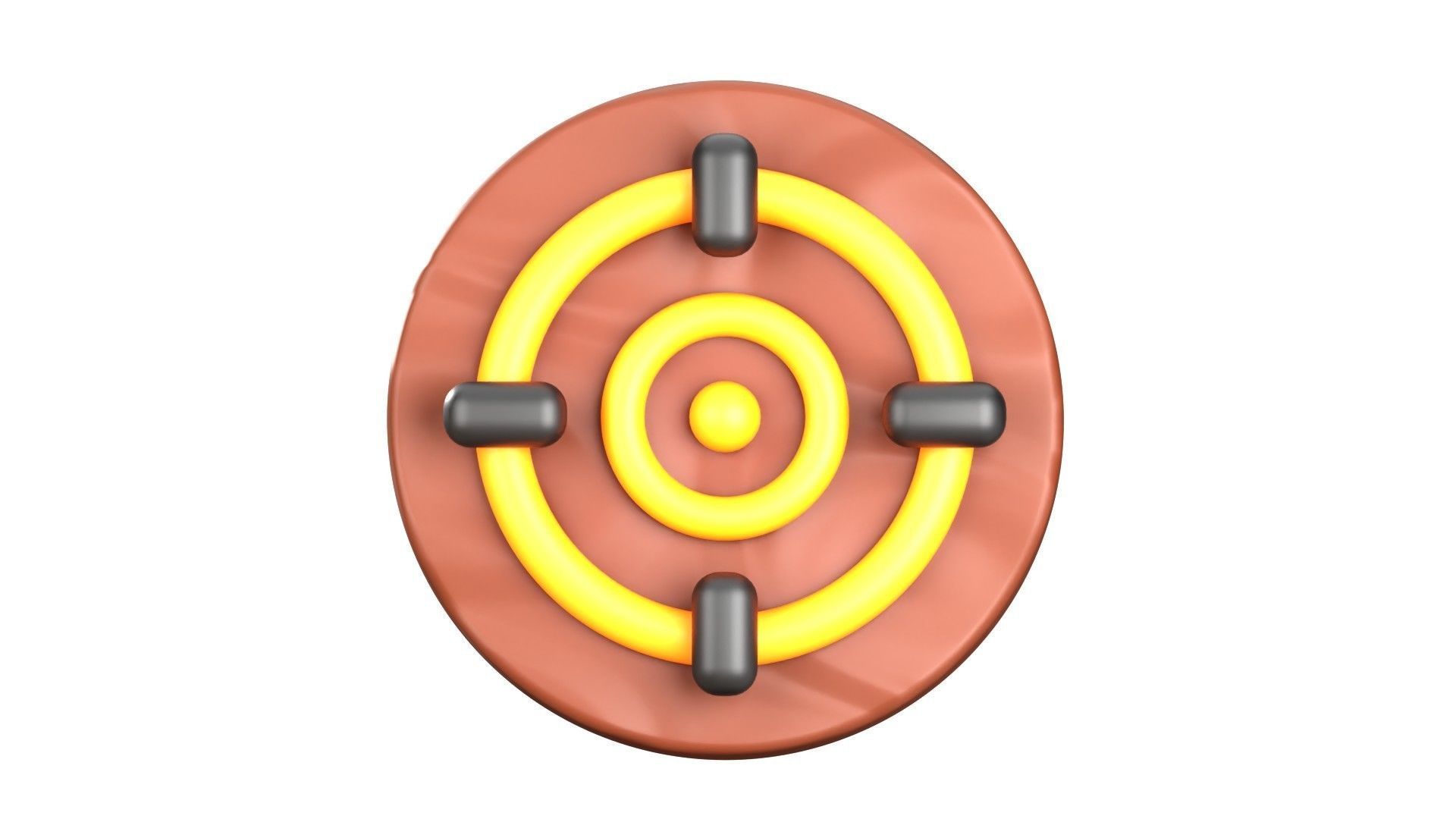 Target Arrow 3D Illustration 3D model_19