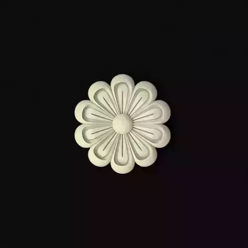 Central decor ornament for furniture