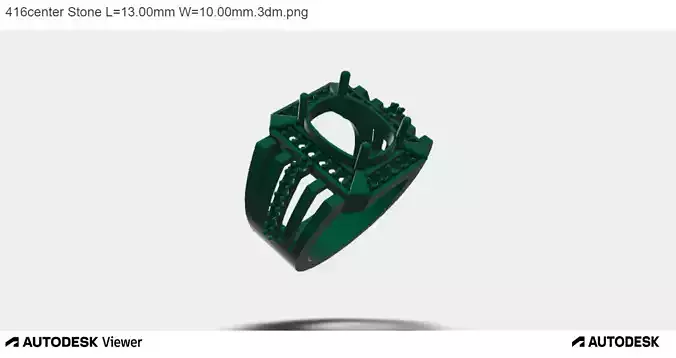 Men Ring With Asscher Cut Center Stone