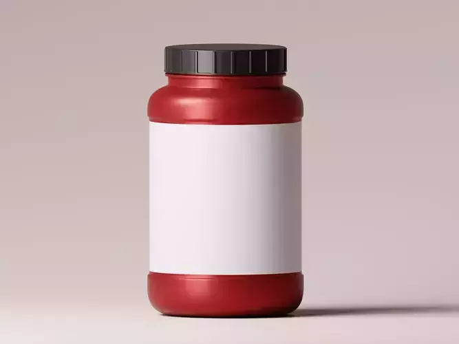 Cosmetic or Medicine Product Jar 3D Model