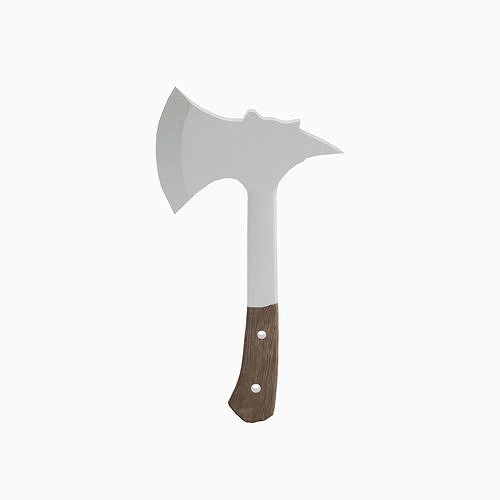Survival Iron Axe 02 Low-poly 3D model