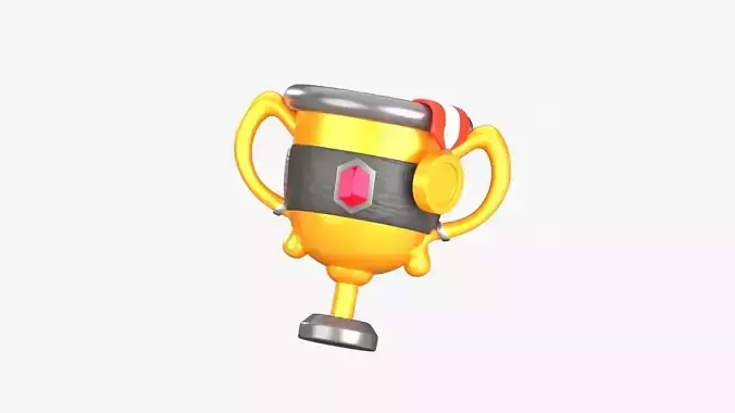 Trophy 3D Illustration