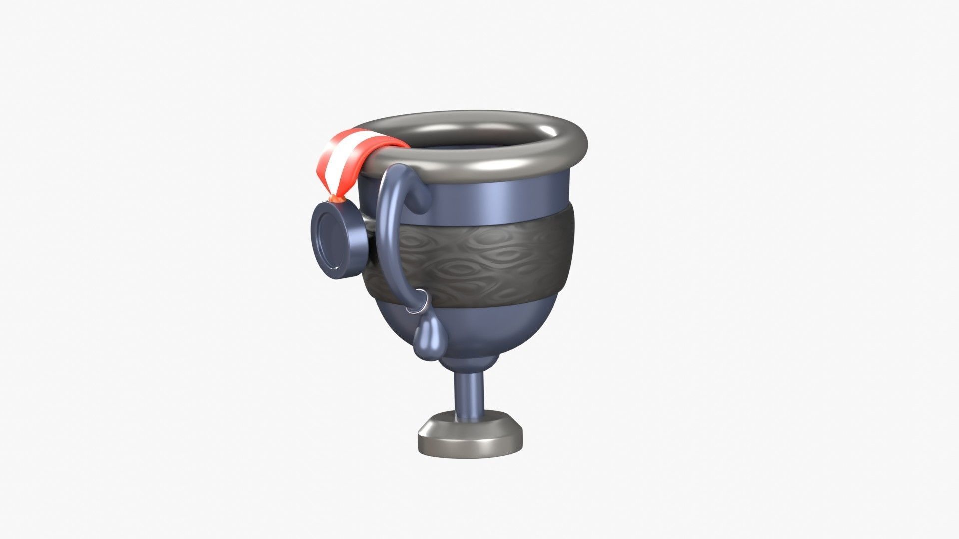 Trophy 3D Illustration 3D model_7