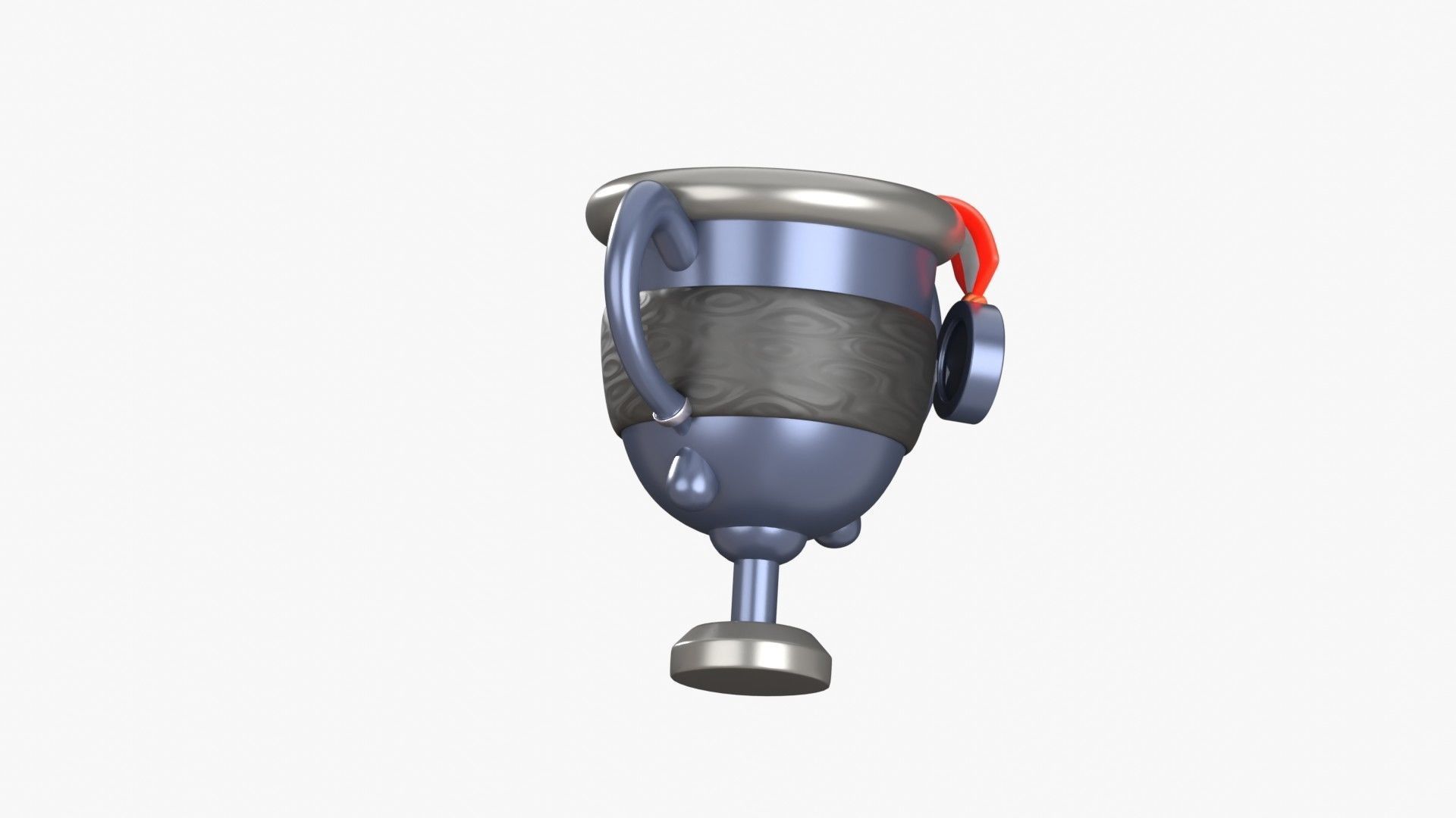 Trophy 3D Illustration 3D model_17