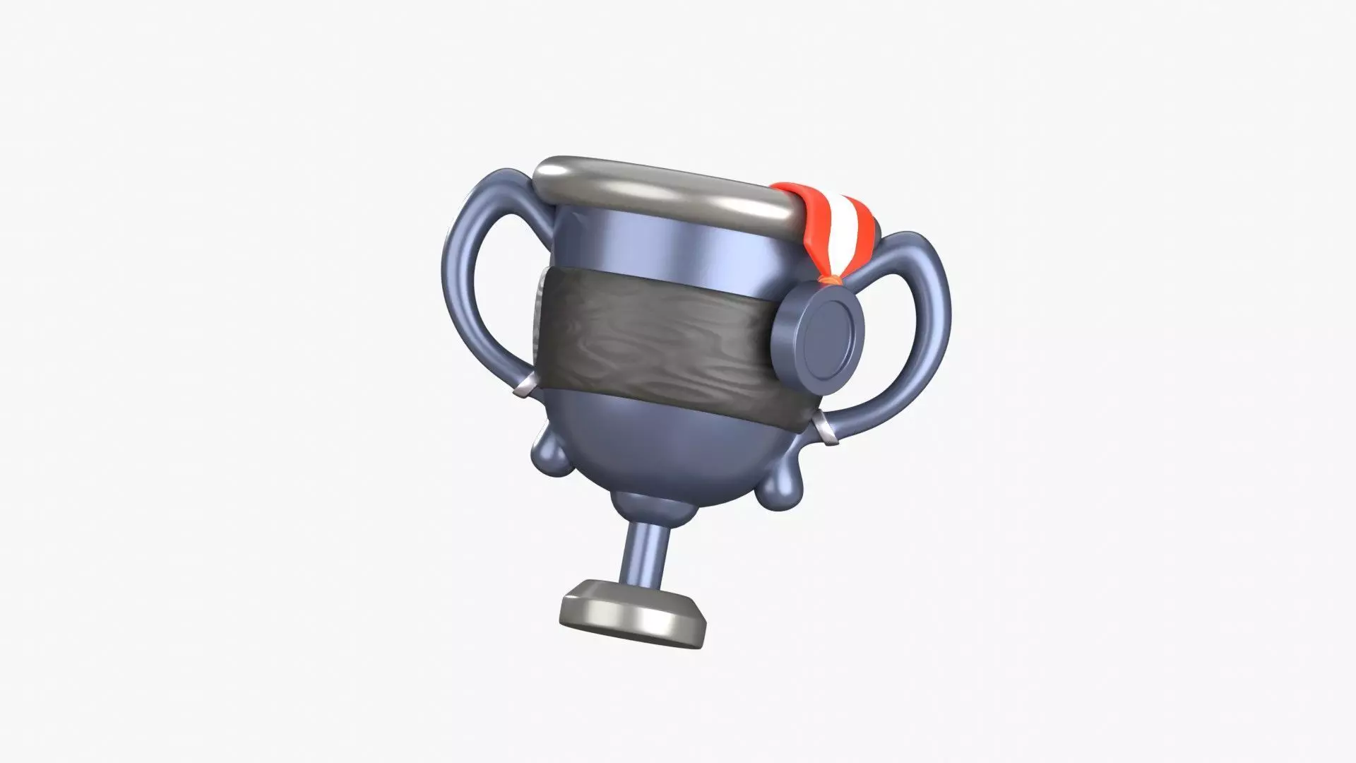 Trophy 3D Illustration 3D model_0