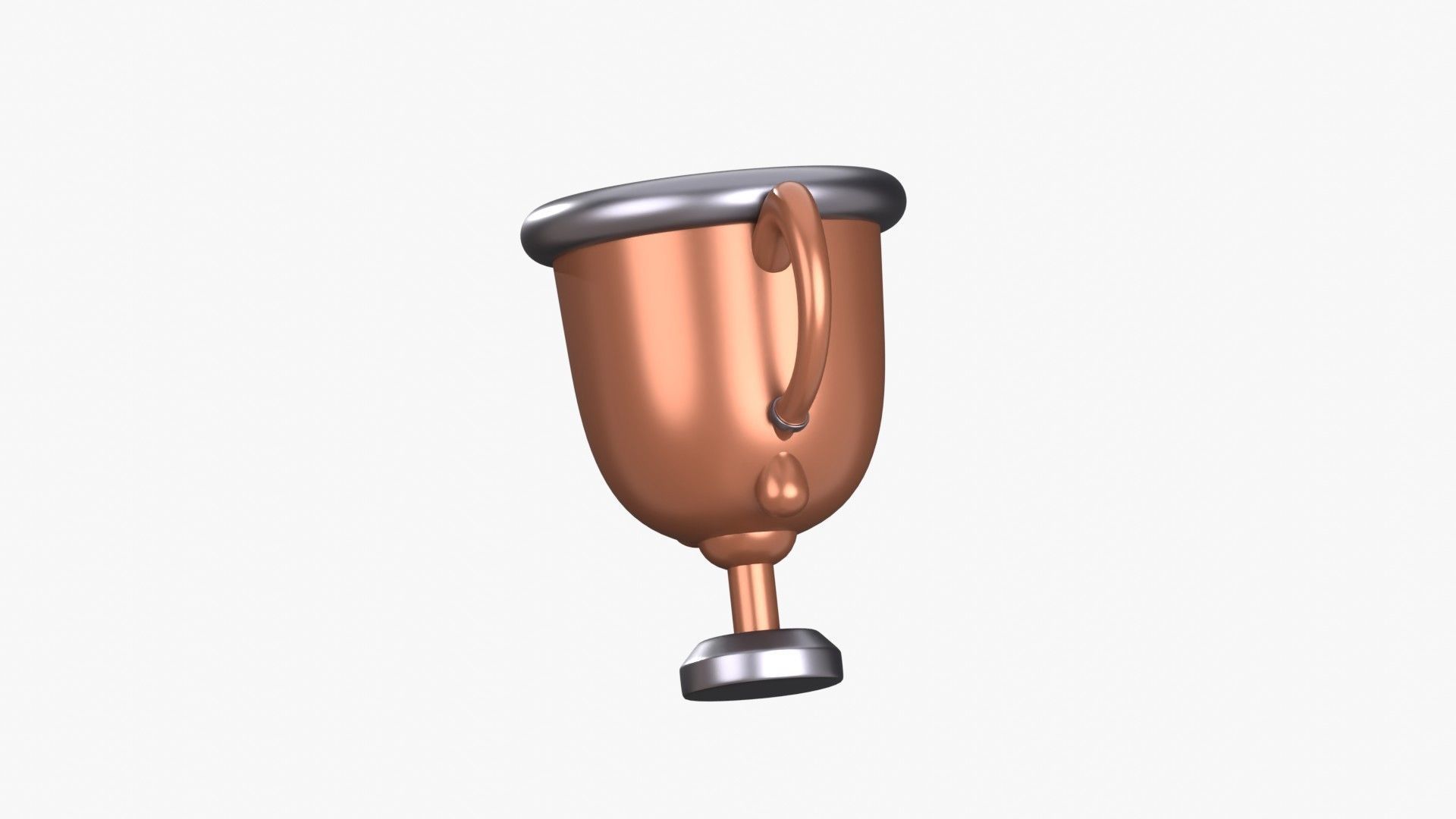 Trophy 3D Illustration 3D model_14