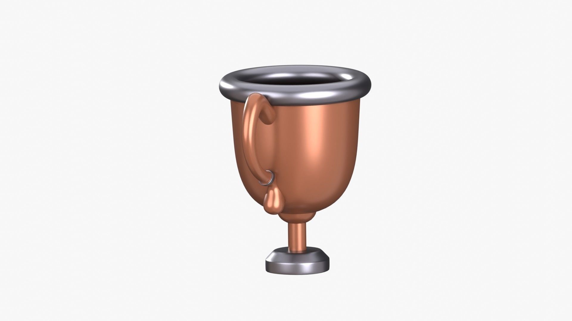 Trophy 3D Illustration 3D model_7