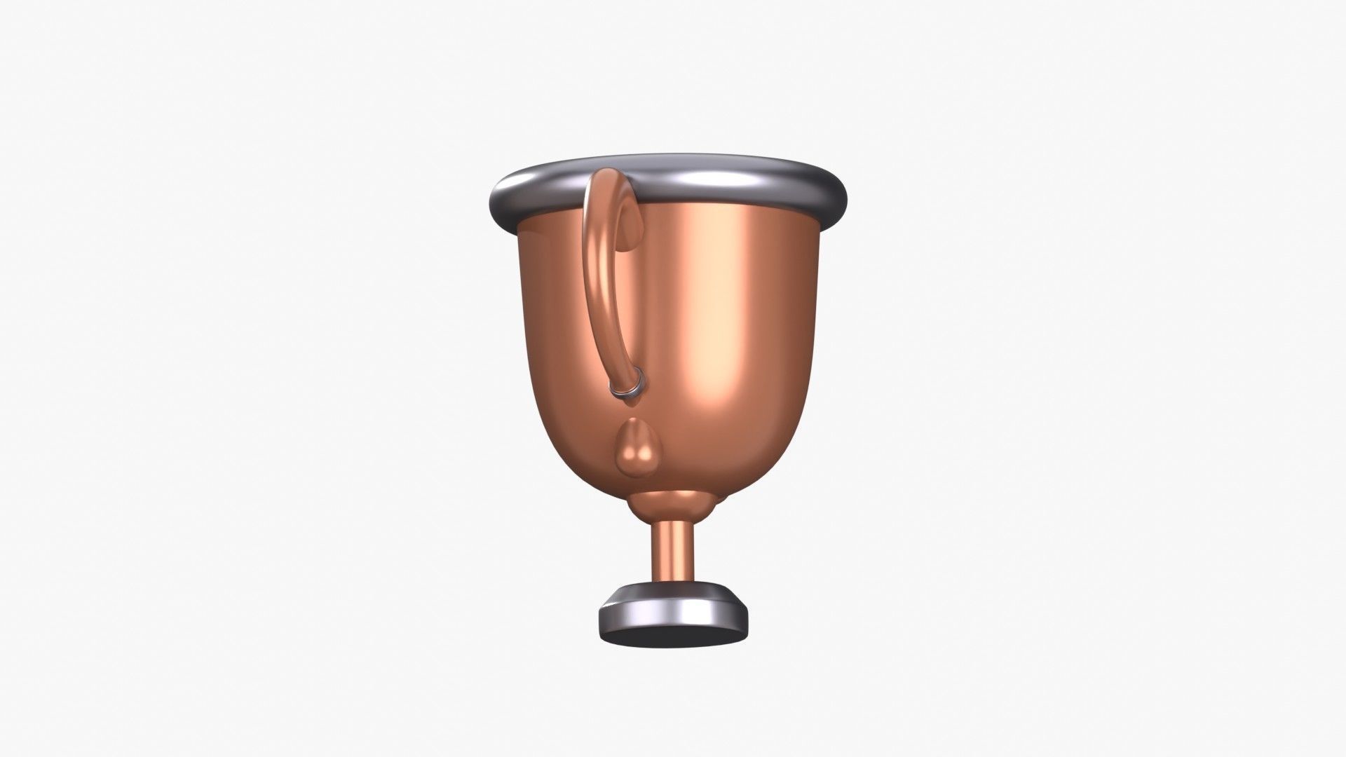 Trophy 3D Illustration 3D model_16