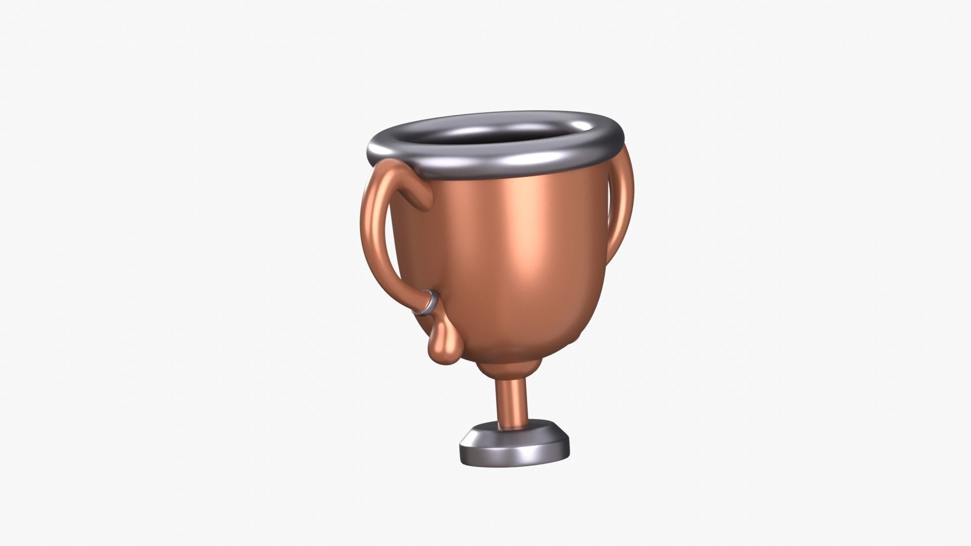 Trophy 3D Illustration 3D model_8