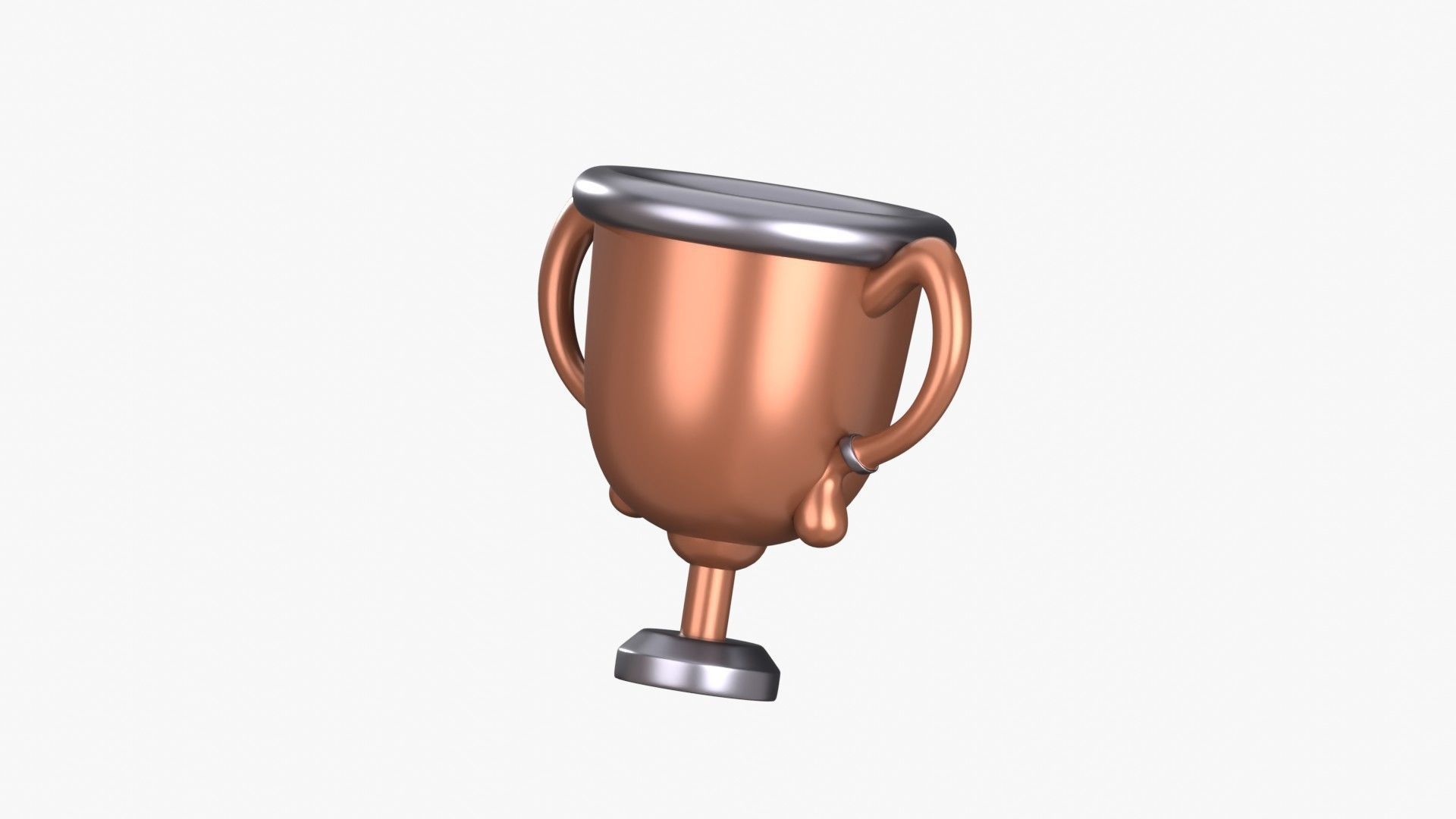 Trophy 3D Illustration 3D model_3