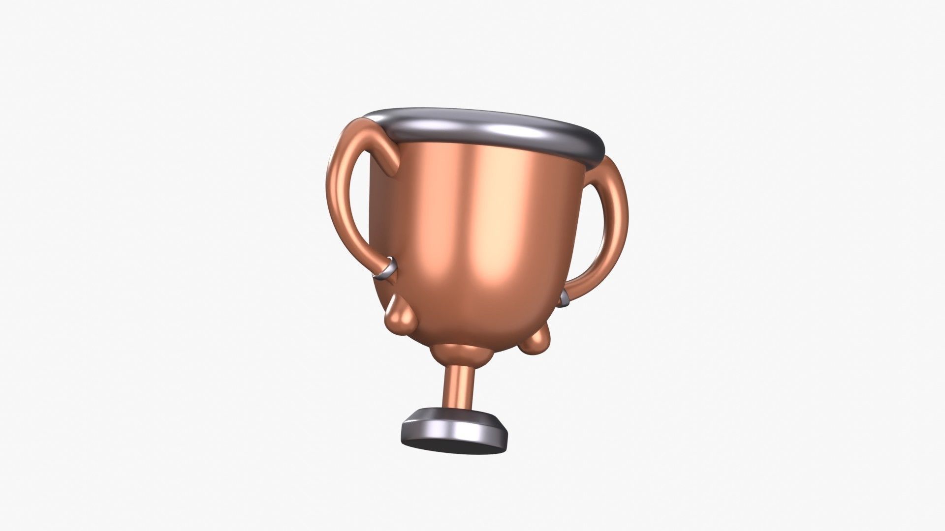 Trophy 3D Illustration 3D model_18