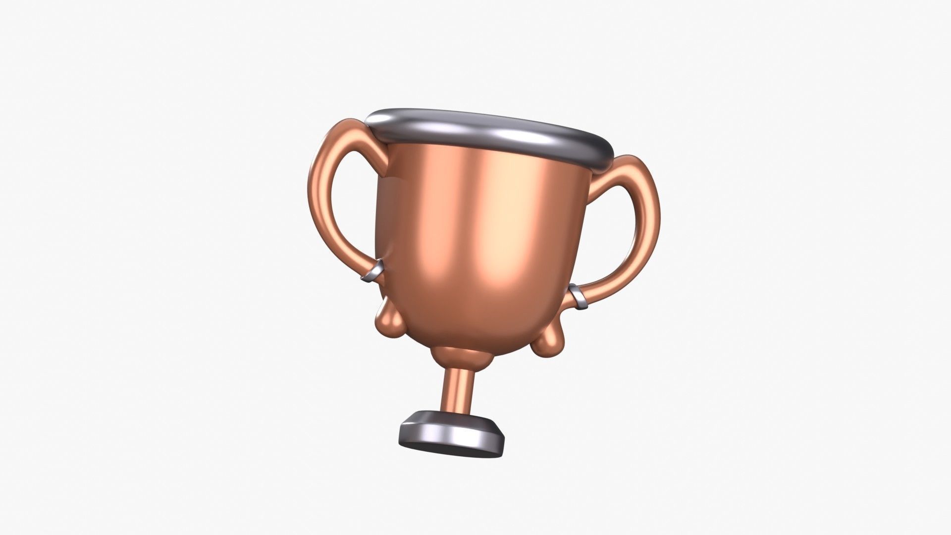 Trophy 3D Illustration 3D model_19