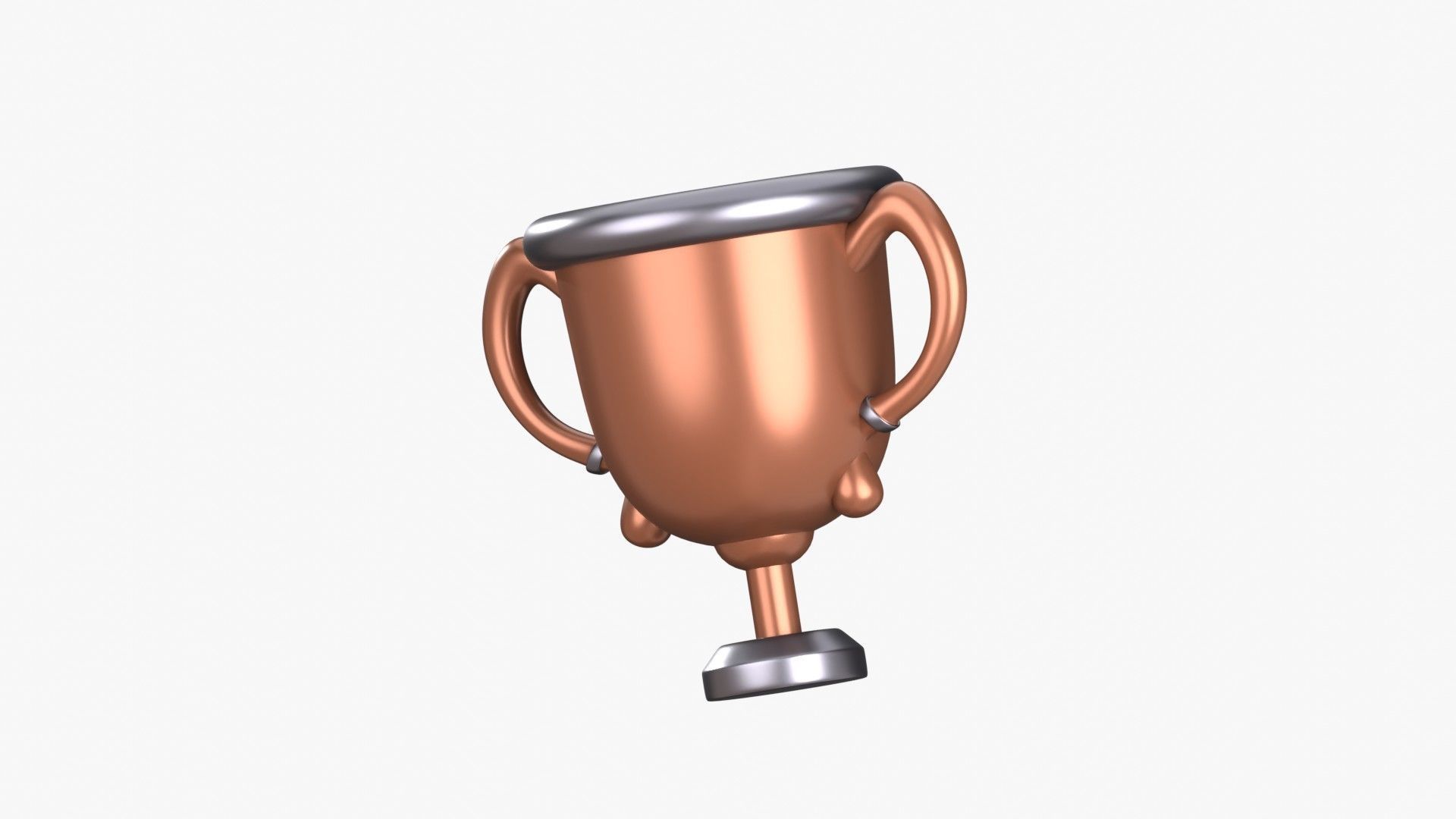 Trophy 3D Illustration 3D model_12