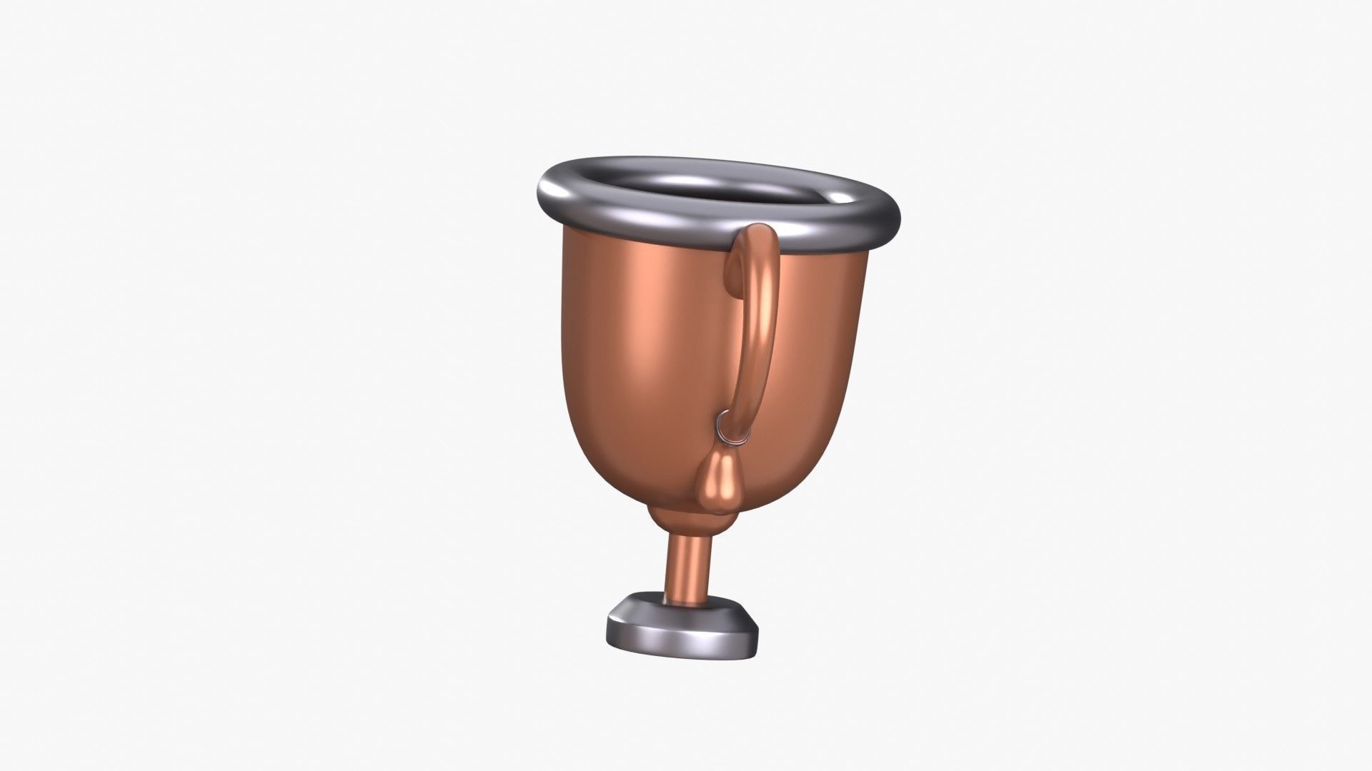 Trophy 3D Illustration 3D model_5