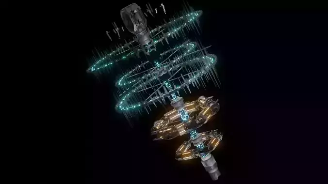 space station sci fi  