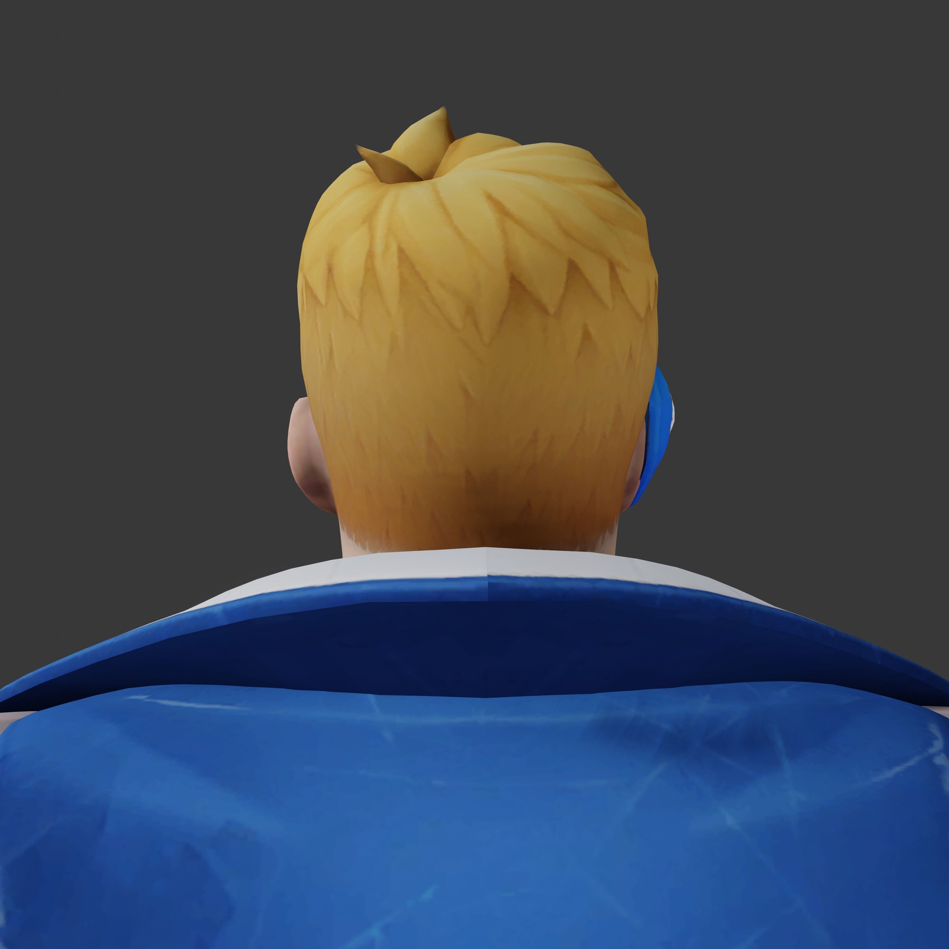 Strike Commander Aka soldier 76 Low-poly 3D model_12
