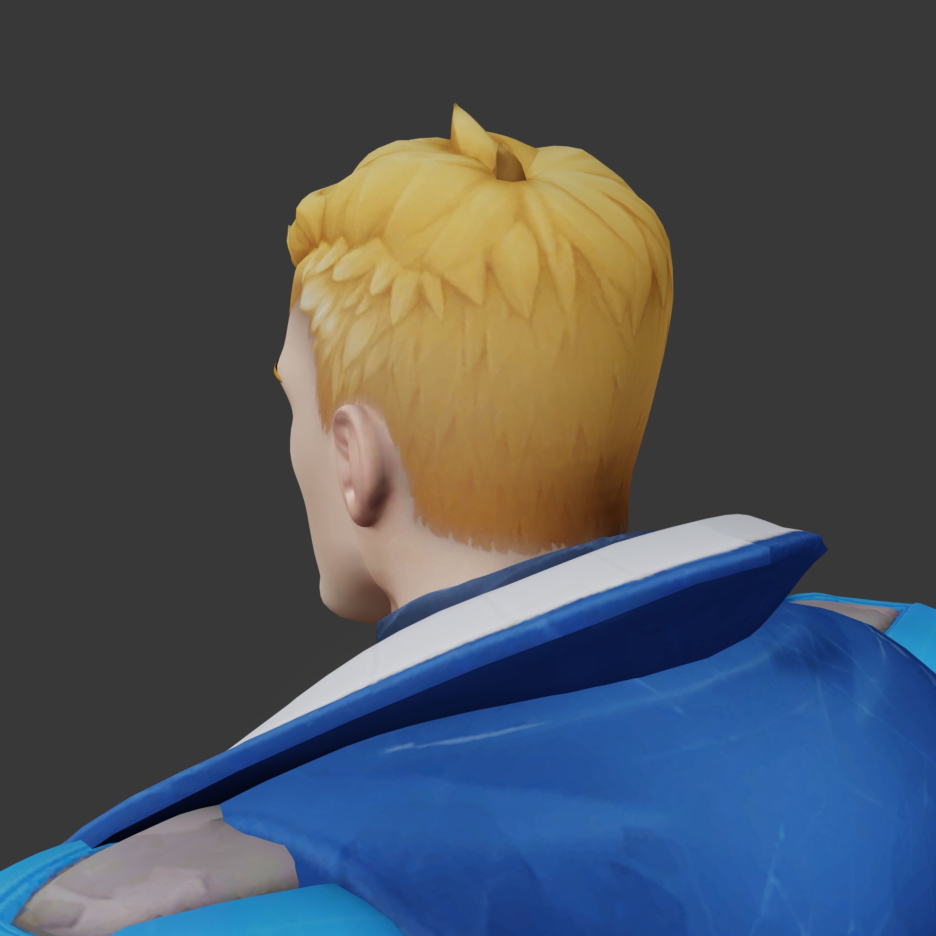 Strike Commander Aka soldier 76 Low-poly 3D model_14
