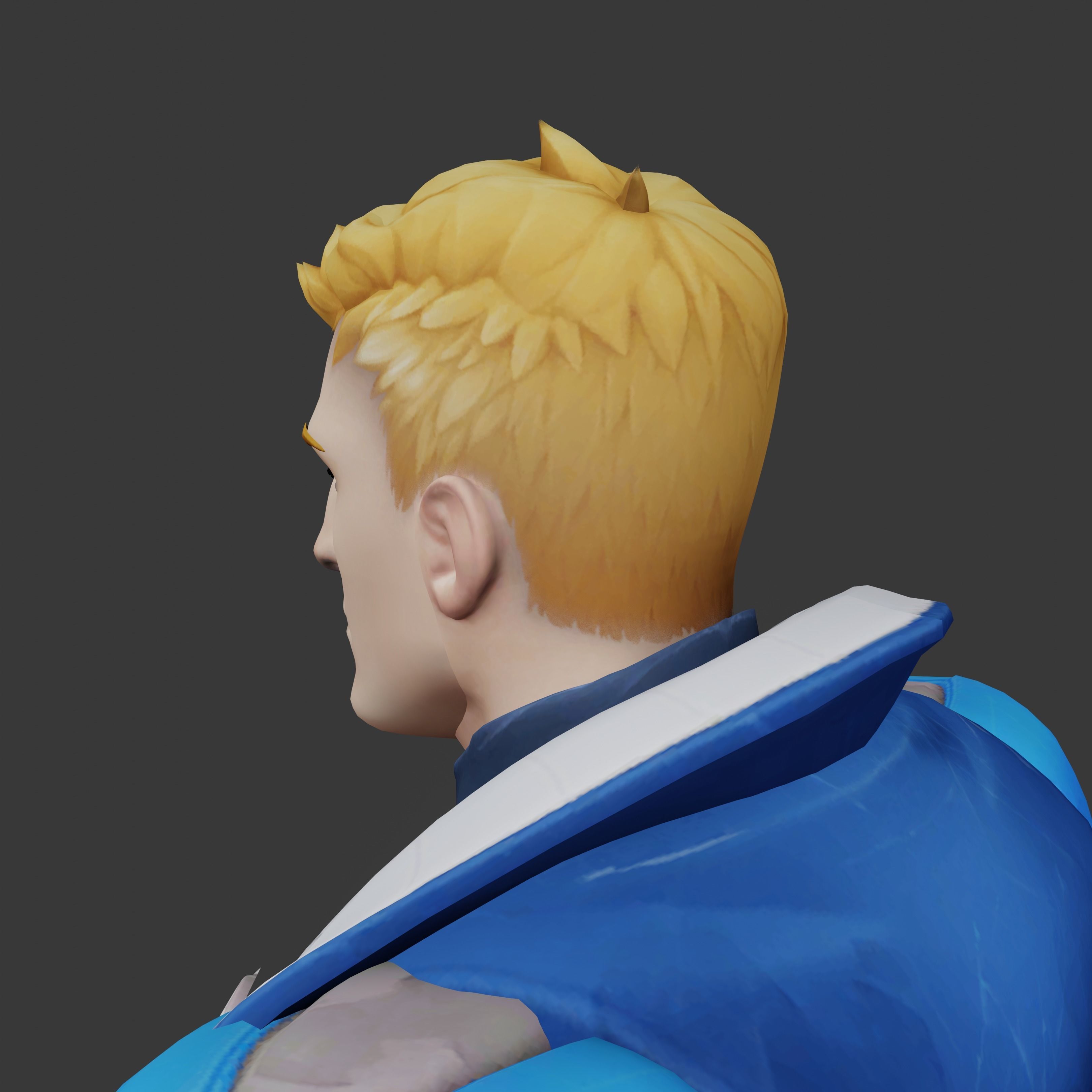 Strike Commander Aka soldier 76 Low-poly 3D model_15