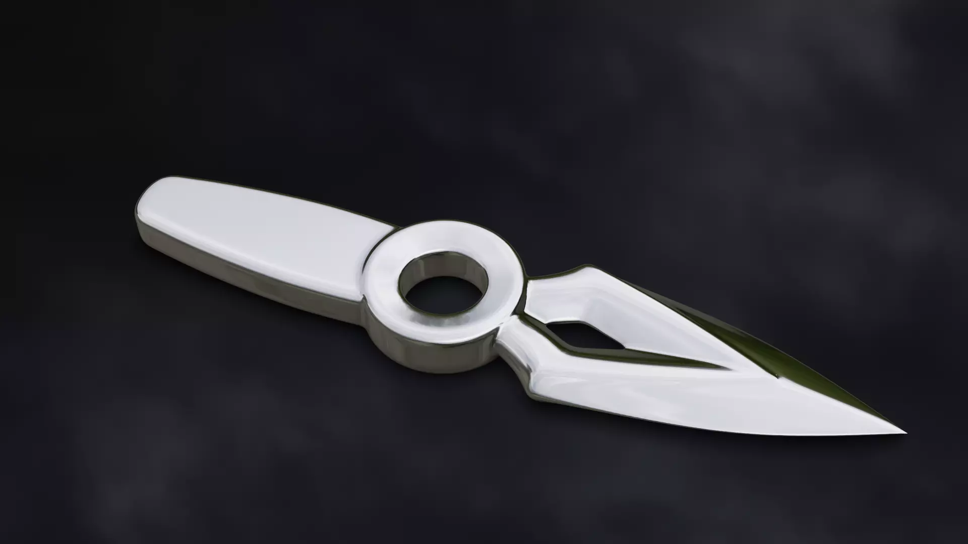 Jetts Kunai 3D model_0