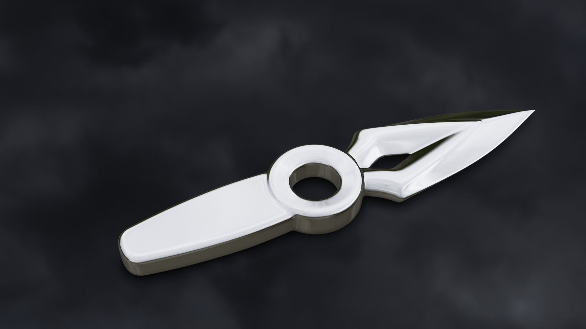 Jetts Kunai 3D model_6