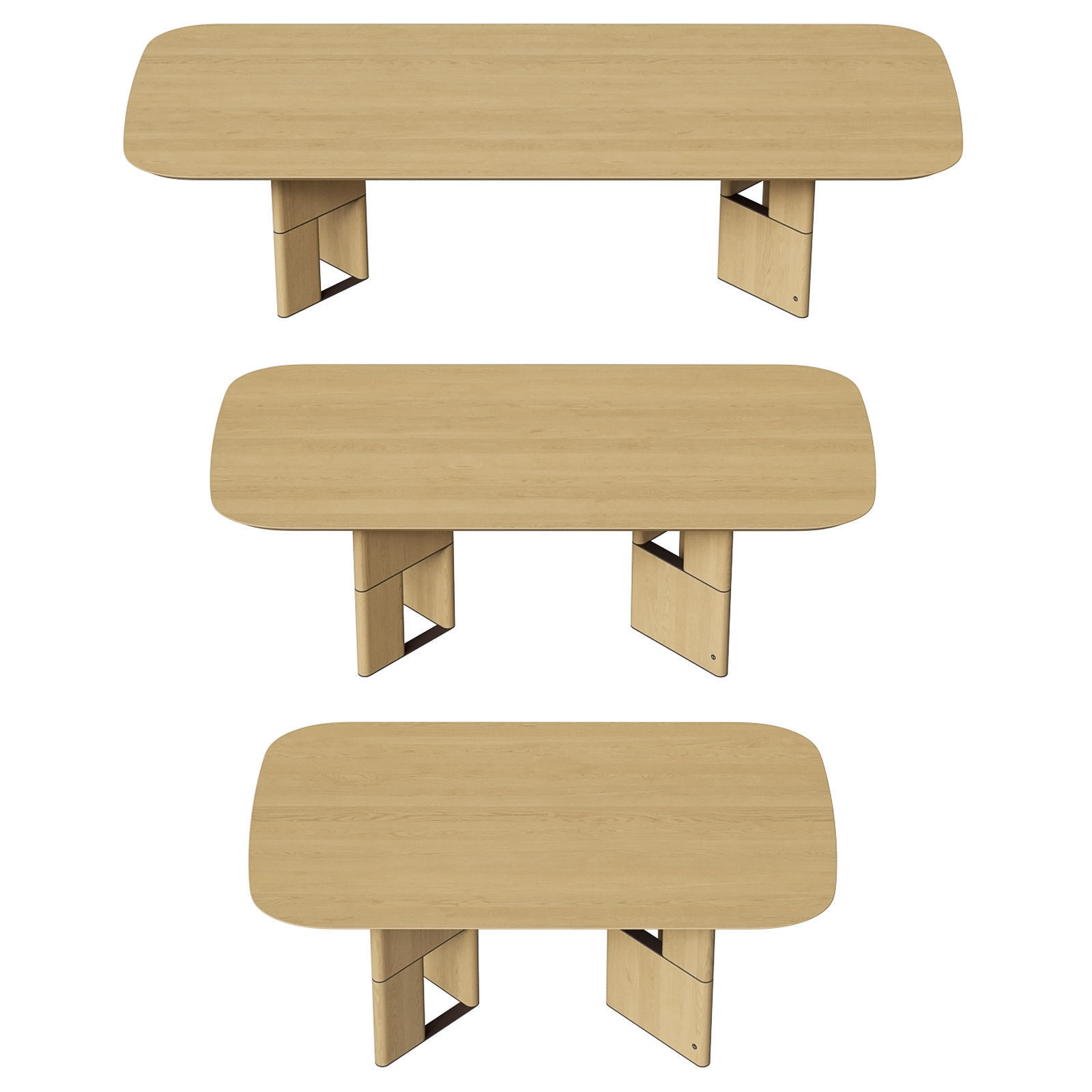 Morica Design Tetris dining table 3D model_6