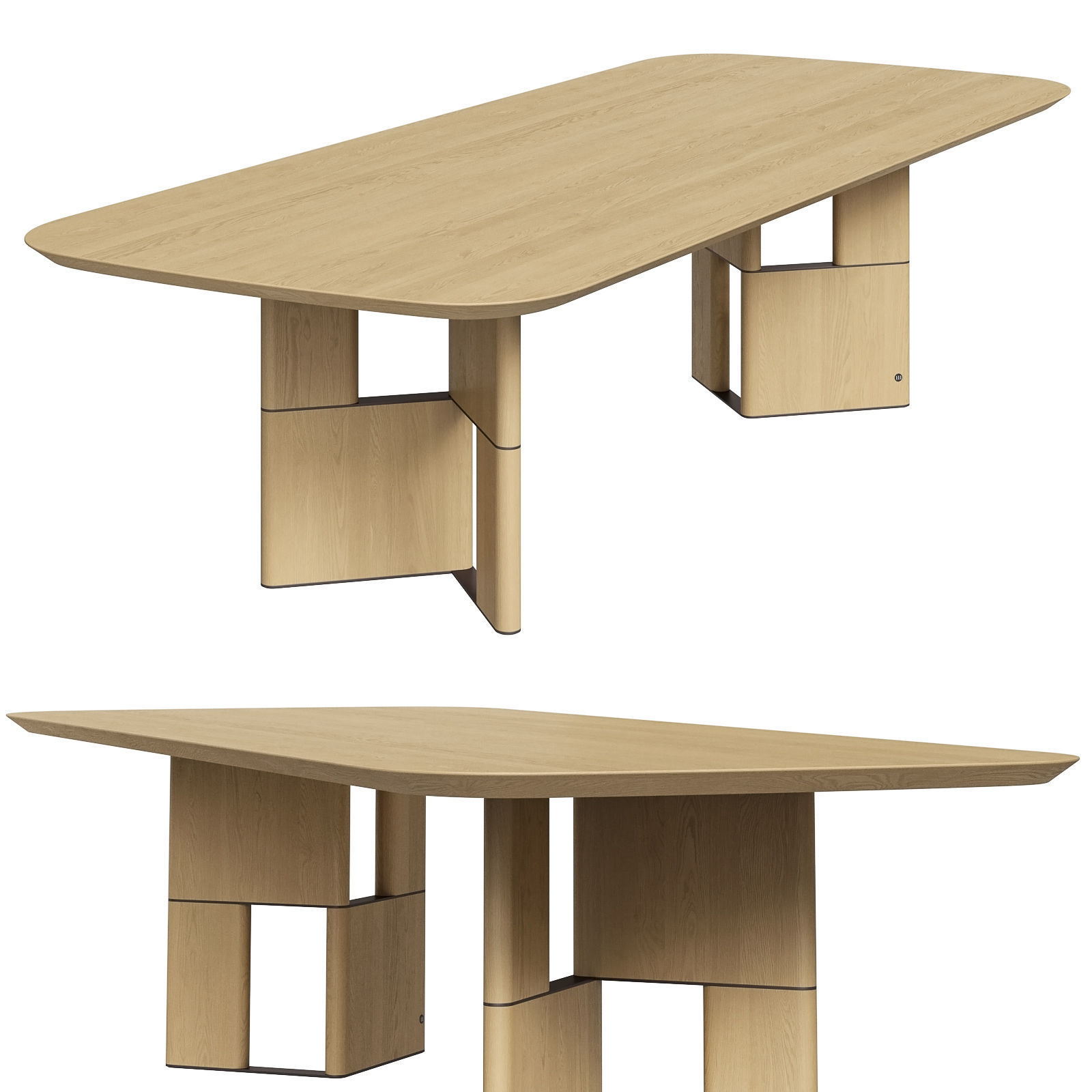 Morica Design Tetris dining table 3D model_2