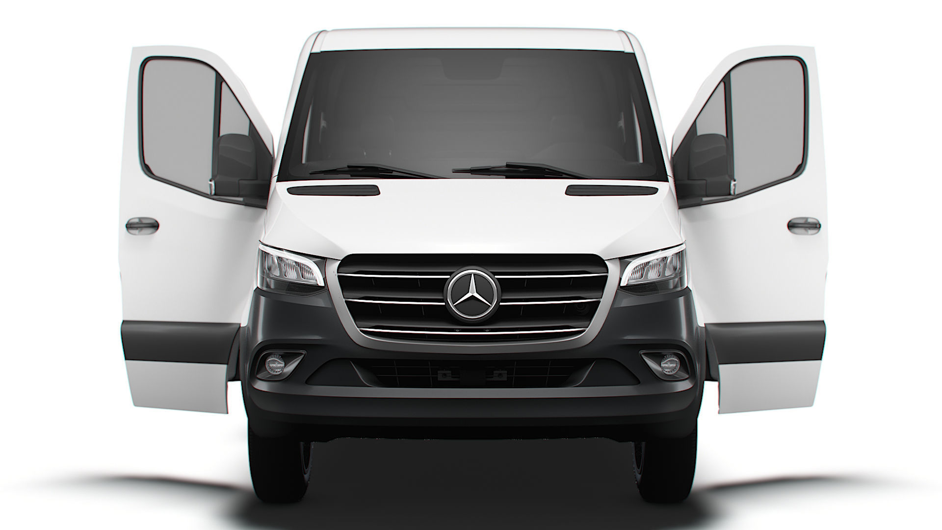 Mercedes Benz eSprinter Panel Van L1H1 FWD HQ Interior 2024 3D model_6