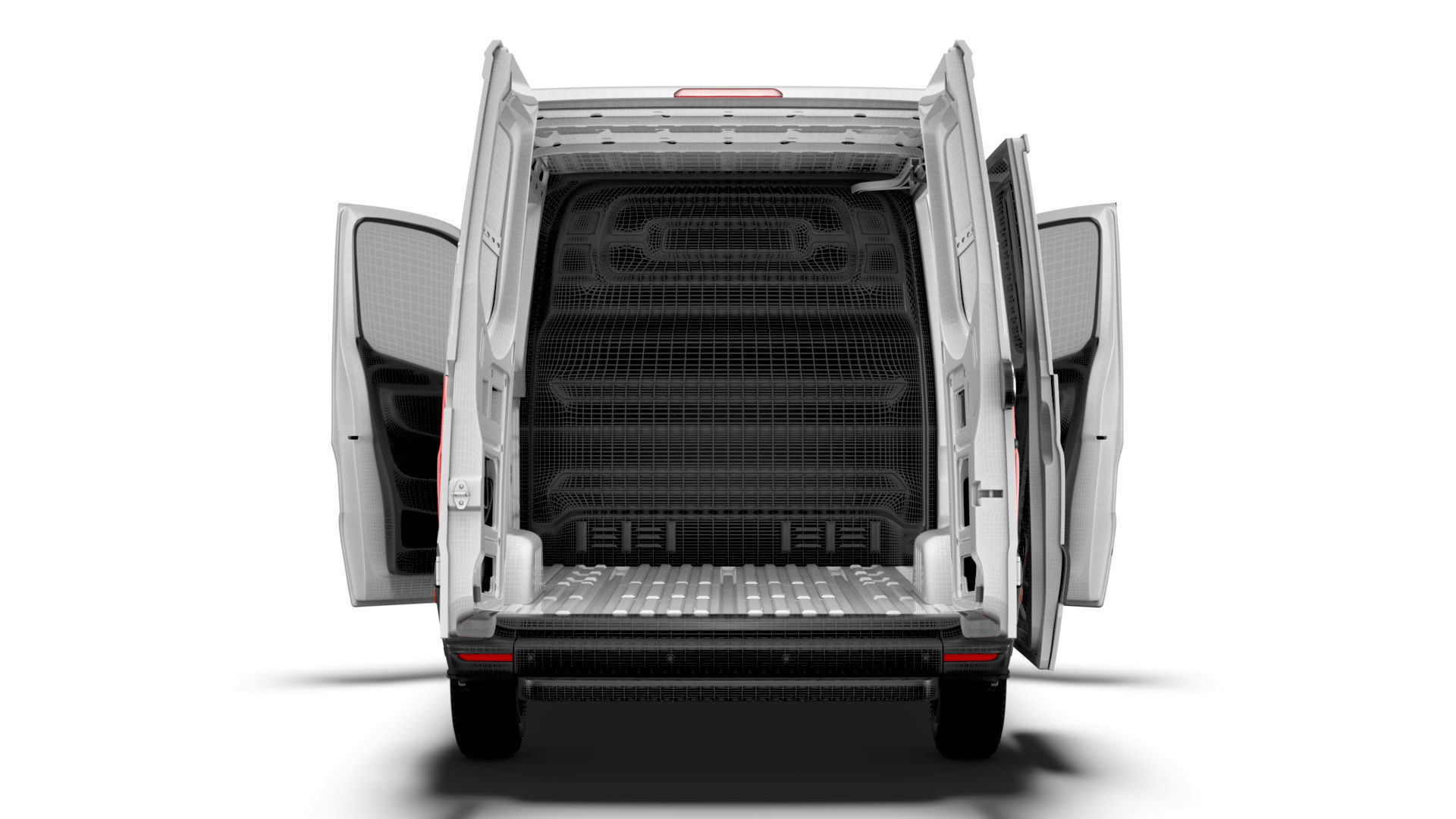 Mercedes Benz eSprinter Panel Van L1H1 FWD HQ Interior 2024 3D model_24