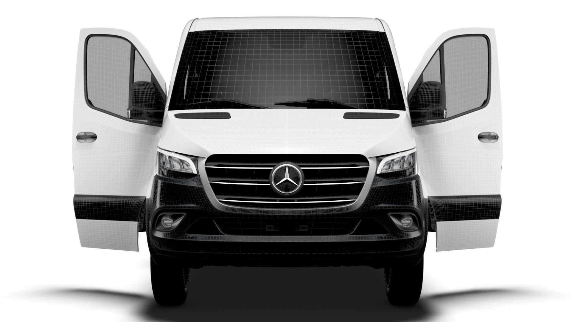 Mercedes Benz eSprinter Panel Van L1H1 FWD HQ Interior 2024 3D model_20