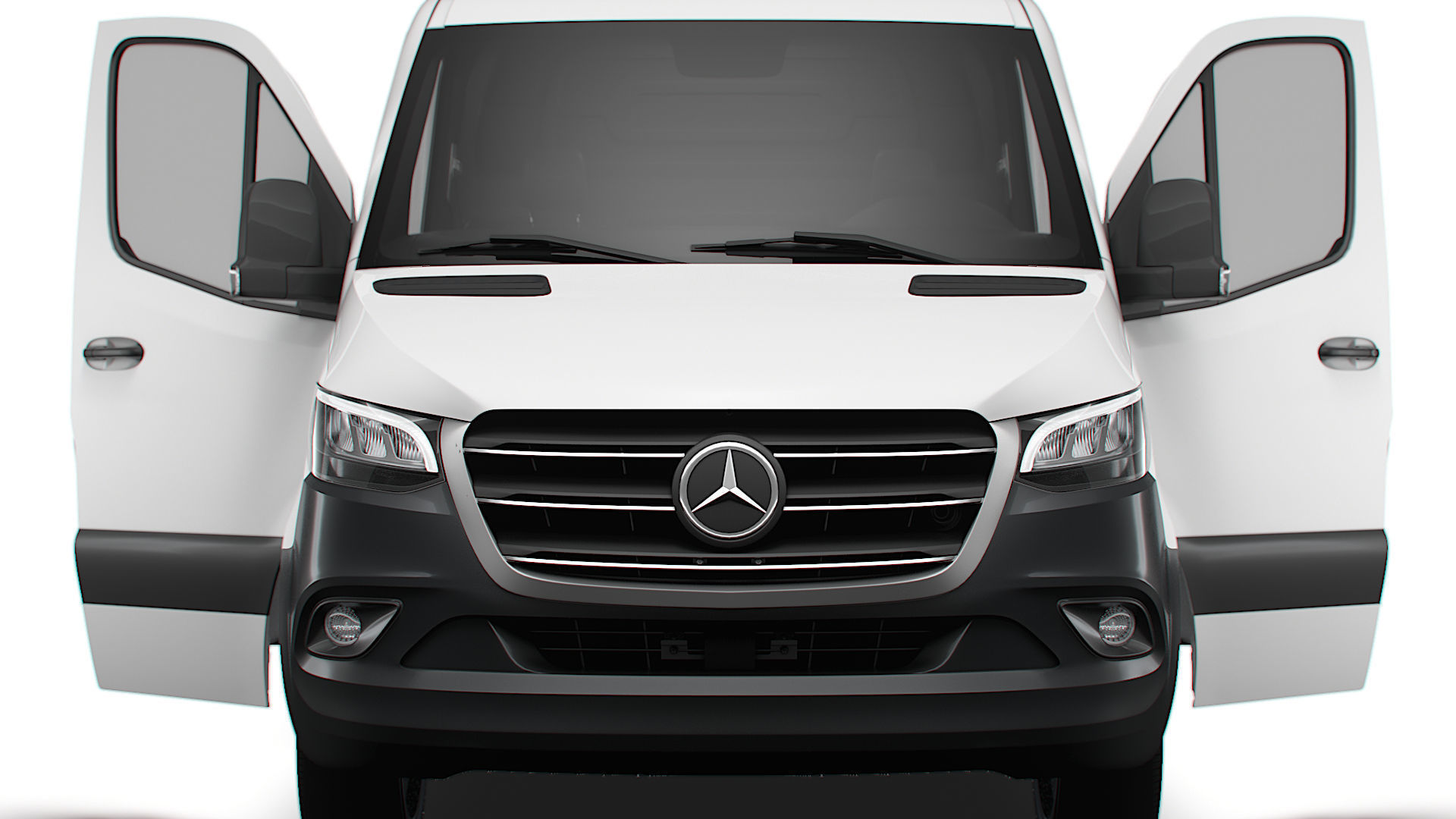 Mercedes Benz eSprinter Panel Van L1H1 FWD HQ Interior 2024 3D model_7