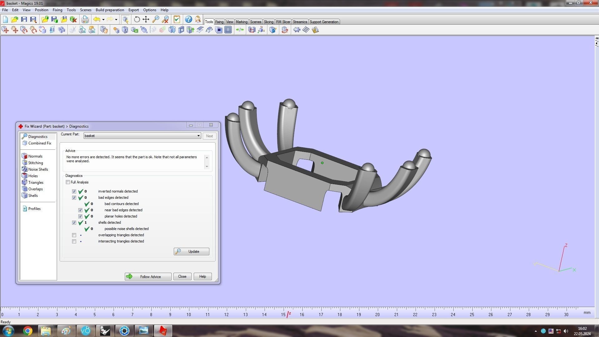 Marquise And Emerald Grape Ring 3D print model_13