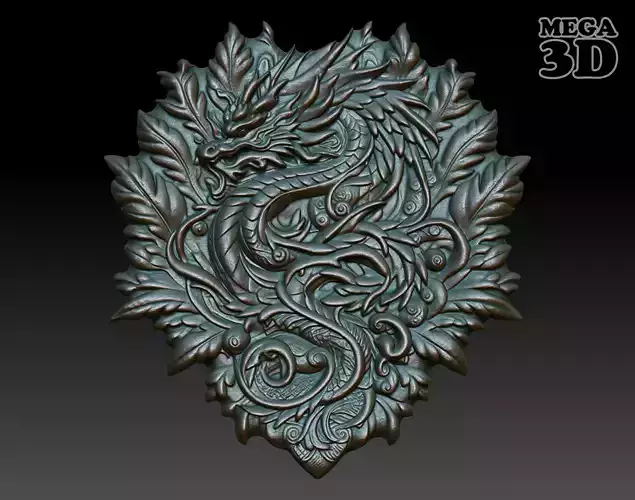 Dragon Pendant basrelief 240521 11
